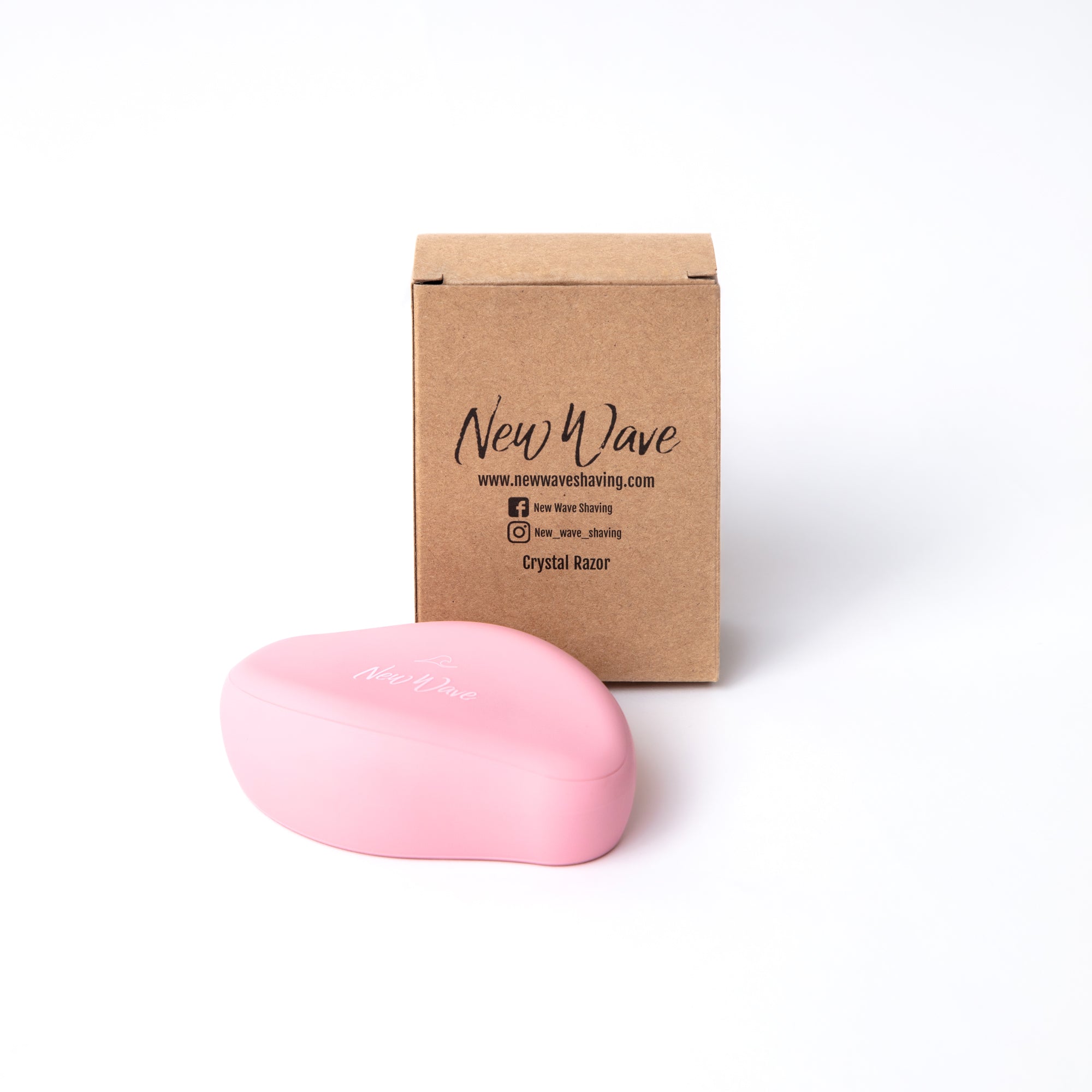 Crystal Razor in Pink - New Wave Shaving