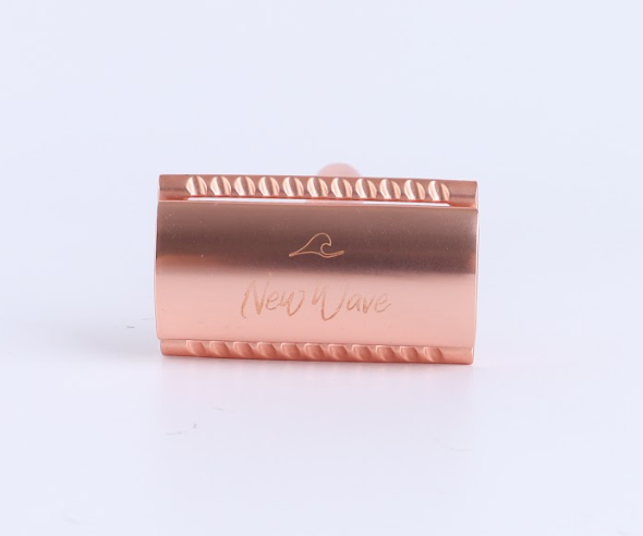 Rose Gold Safety Razor - new-wave-shaving