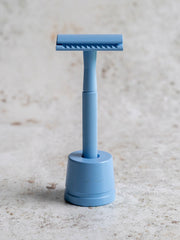 Blue Safety Razor - new-wave-shaving