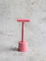 Pink Safety Razor - new-wave-shaving